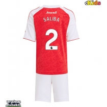 Arsenal William Saliba #2 Replica Home Minikit 2025-26 Short Sleeve (+ pants)